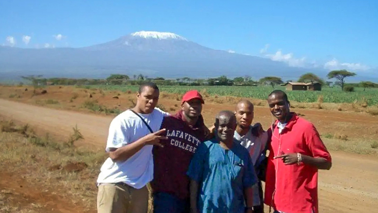 Rasheim Donaldson ’06 in Kenya